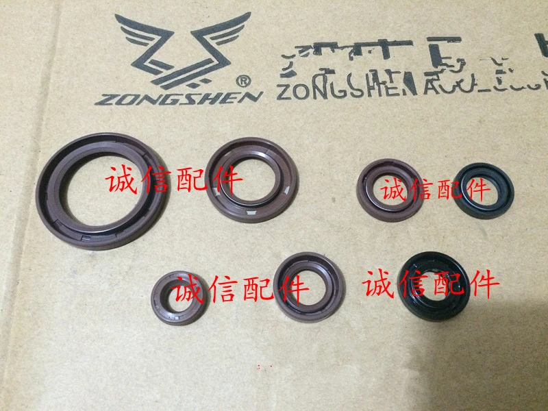 7 Pcs Motorcycle Full Complete Engine Oil Seal Rubber For Zongshen NC250 ZS250GY-3 RX3 ZS250 GY-3 NC 250