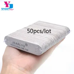 50Pcs/lot Mini Nails File Professional Wooden Sanding File Vijlen Nails Polish Manicure Pedicure Nail Tools UV Gel Makeup Lima