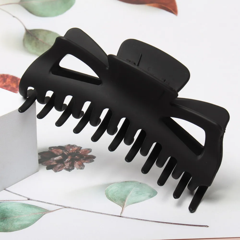 5.5inch Big Hair Claw Clip Large Elegant Plastic Hairpin Tortoiseshell Hair Clamps Crab Clips for Women Girls Hair Accessories