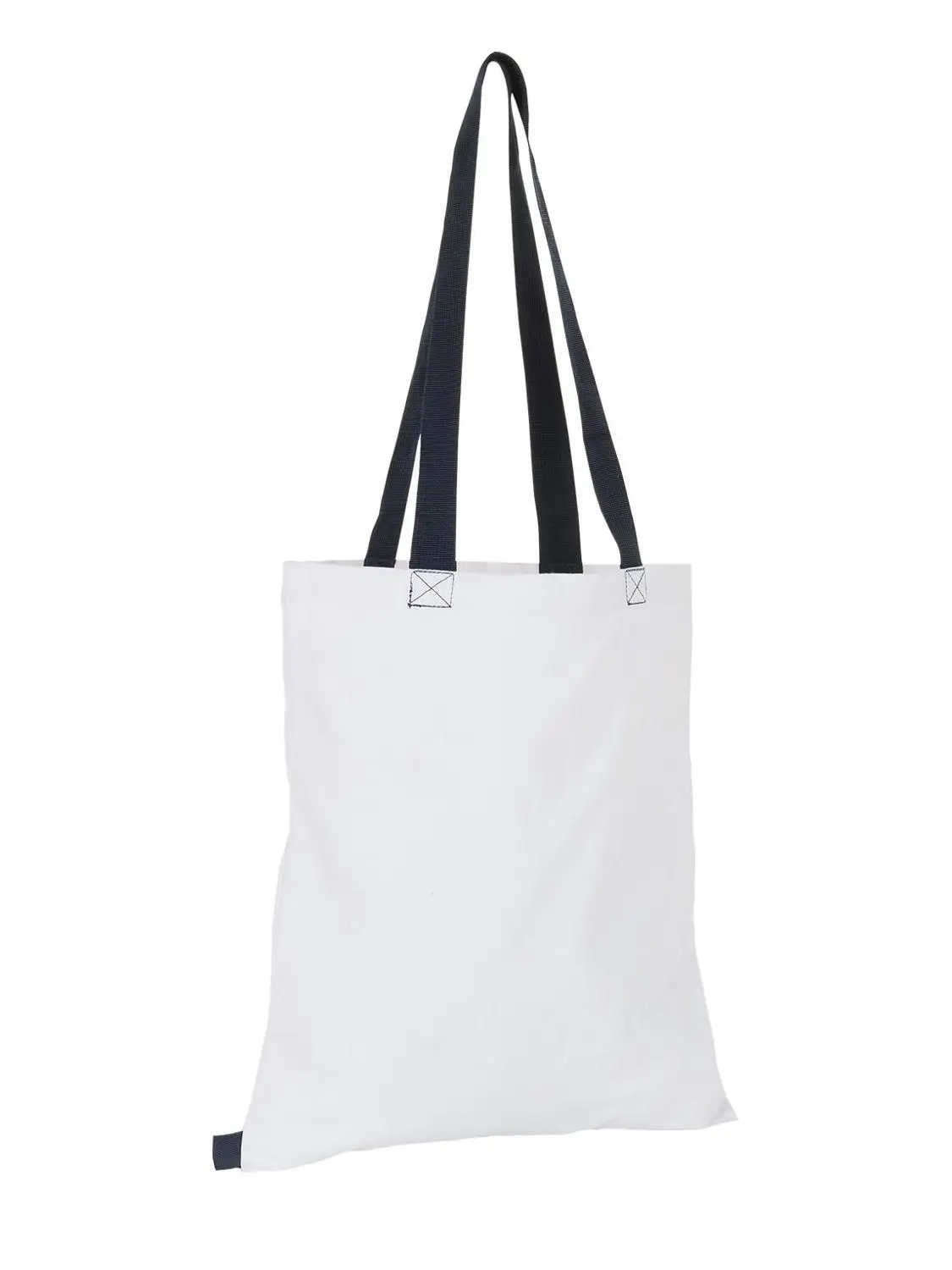 Bolsa De Compra Modelo Hamilton Color Blanco / Marino