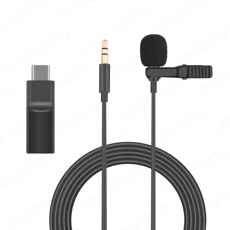 Portable Lapel Mic Microphone With Long Cable for DJI Osmo Pocket AO2205