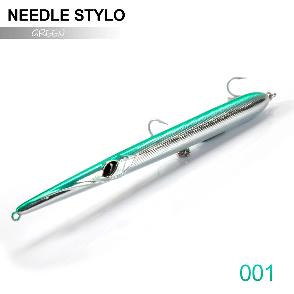 Hunthouse Nadel-Angelköder für Weitwürfe, Pencil-Stickbait 18/24/31/36g, Schwimmend & Sinkend, für Hecht und Makrele, Angelausrüstung Pesca