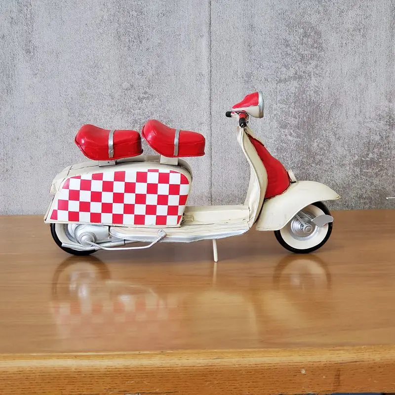 Modelmotorcycle Modelcar Decor Scoote Access Ironwork Retro Crafts Handmade Collection Handicraft Gifts  Souvenir