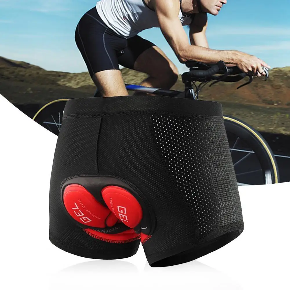 

Fashion Elastic Polyester Breathable Men Shorts 2 Colors Cycling Shorts No Deform for Men