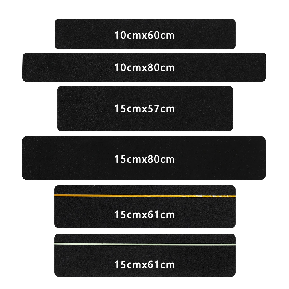 1PC Self-Adhesive Non-Slip Safety Step Tapes Black Wood Stair Treads Stickers Floor Track Sticker for Skateboard Anti Skid Tapes