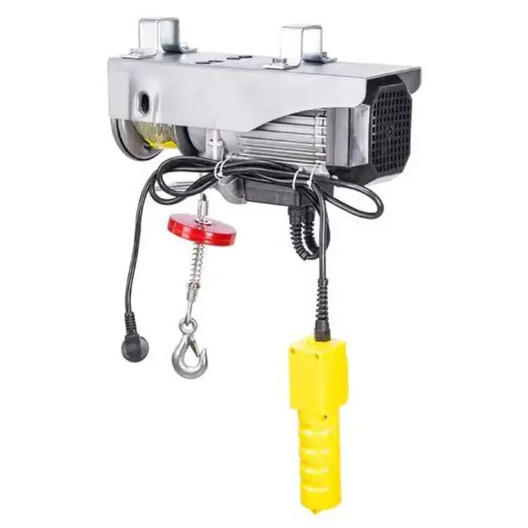 200KG Tời Điện Điện Mini Pa Lăng Xích Kéo Tay Nâng Cần Trục 12M Dây Điện Móc Treo Giàn Giáo Thắng Xưởng Nhà Để Xe 220V