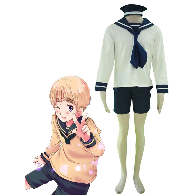 

Hetalia Axis Powers Italy Sailor Uniform Men's Cosplay Costume