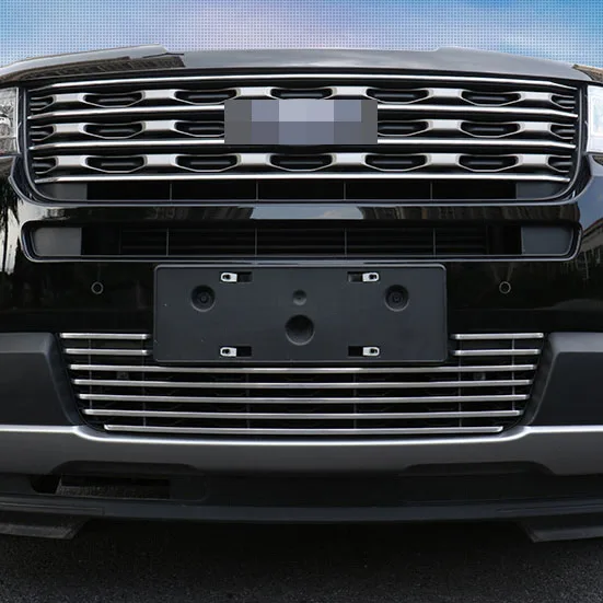 Aluminium Alloy Racing Grille Cover Front Bumper Grille Cove  For Ford Explorer 2011-2019 Accessories