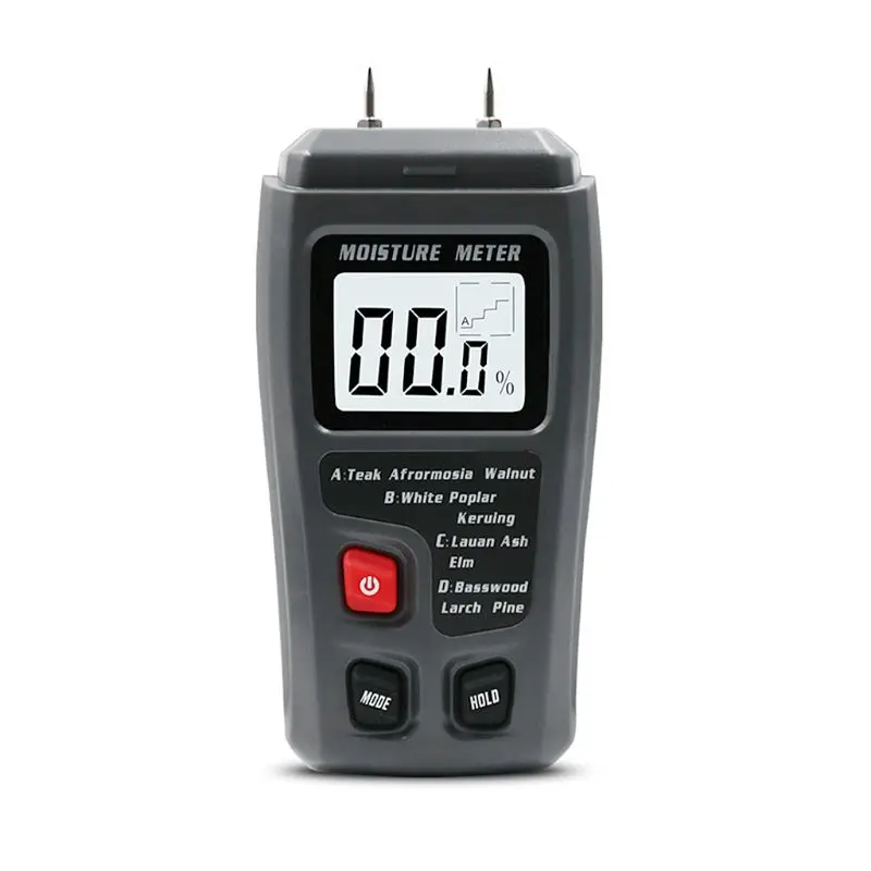 Two Pins LCD Digital Moisture Meter 0-99.9% Portable Humidity Tester Accuracy 0.5%