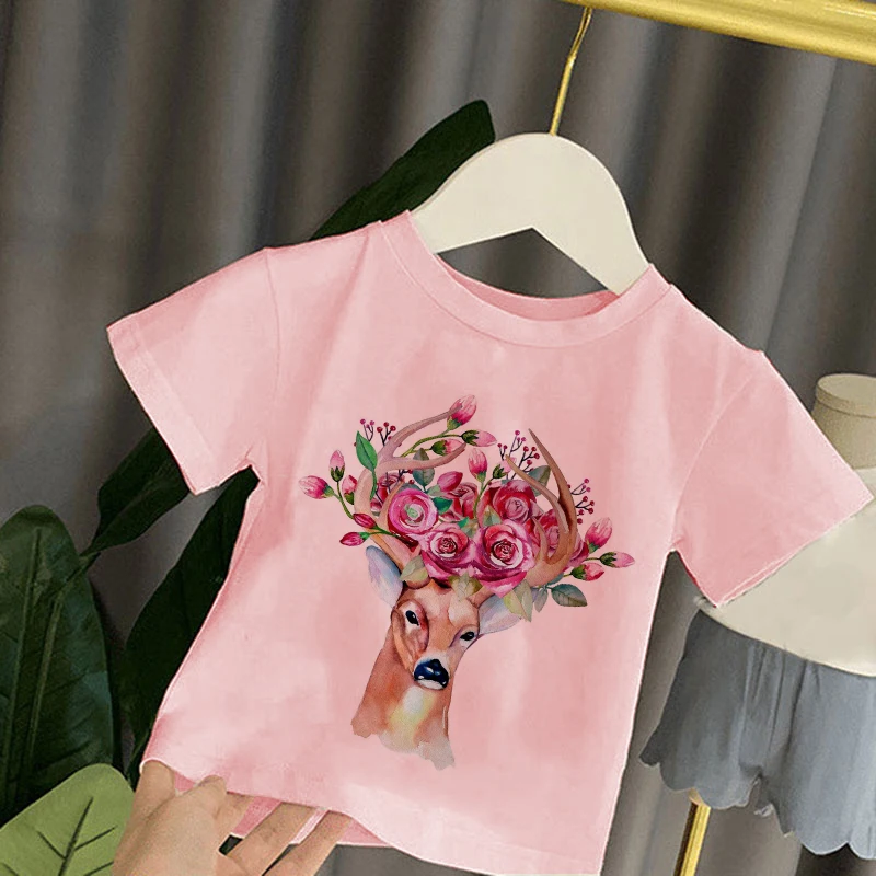 Childrens T-Shirt Children For Girl Boy Girls Kids Kid's Shirts Child Baby Toddler Elephant Party Tee Tops Clothing Tee Harajuku