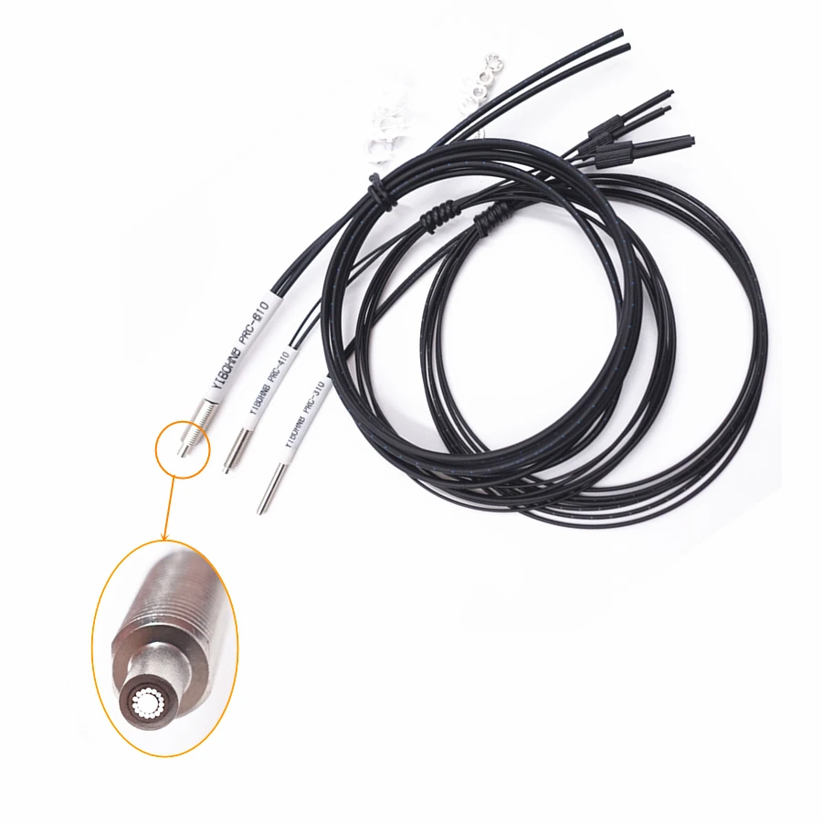 Koaxialer optischer Fasersensor, hohe Empfindlichkeit, M3, M4, M6, diffus, reflektierend, für Verstärker, Lichtschranke, mehrere Kerne – Detail 1