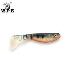 W.P.E Lipless: señuelo silicona ojos 3D y cola T
