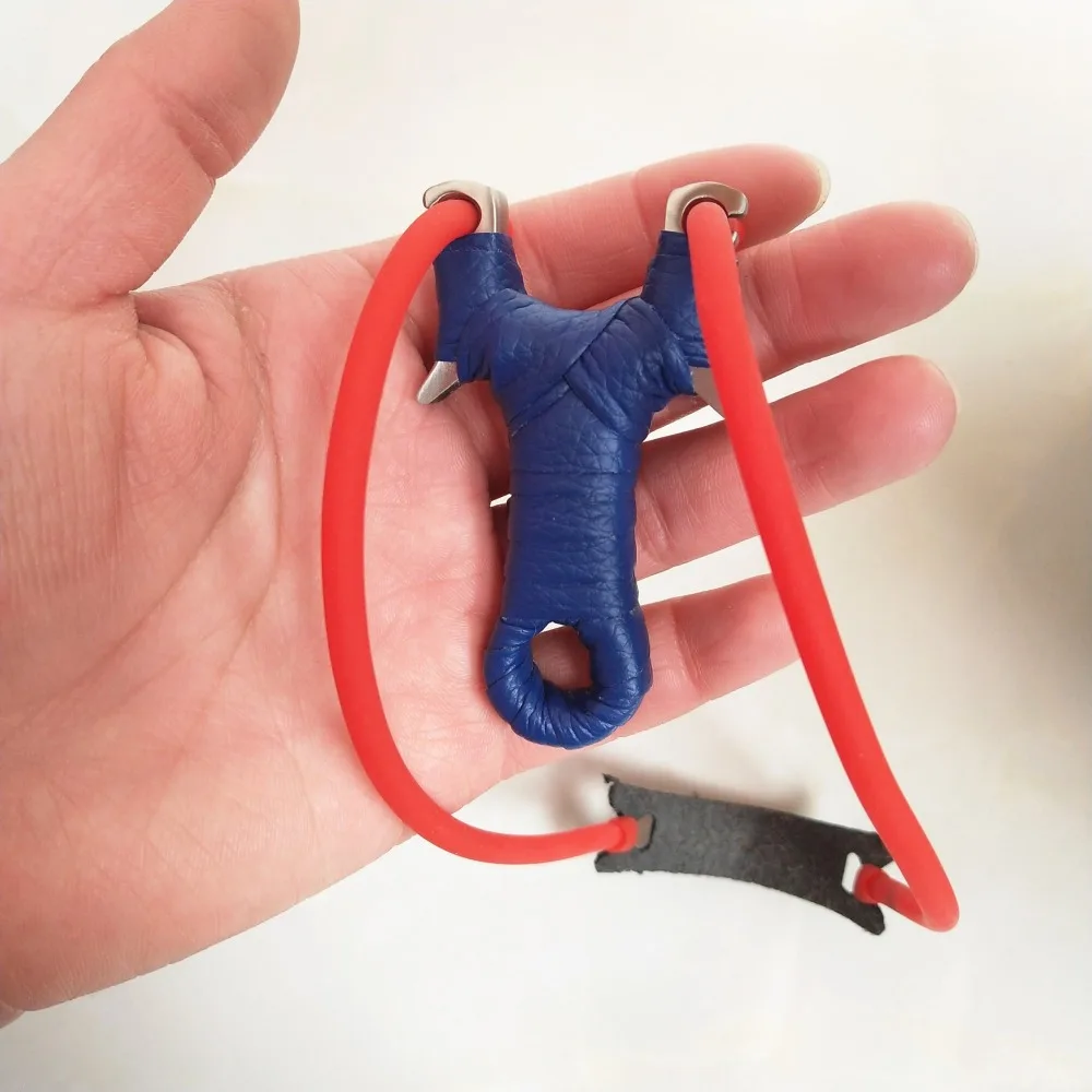 

Powerful New High Quality Mini Sports Stainless Steel Slingshot and Rubber Band Pendant Slingshot 2020