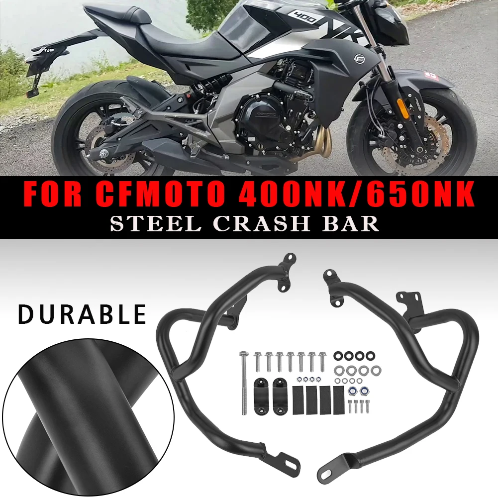 

Stunt Cage Crash Bar Engine Frame Bumper Tank Guard Protective for CFMOTO 400NK 650NK 2016-2020 Motorcycle Accessories