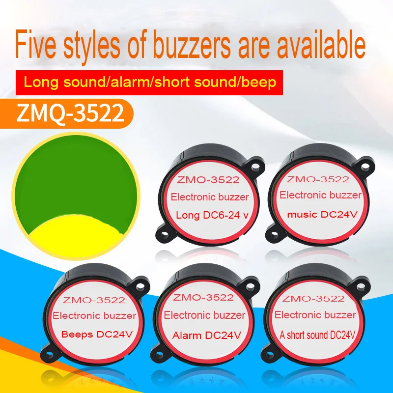 

90DB Electronic Buzzer DC6V-24V Active Piezoelectric buzzer Beep Tone Music Continuous Sound for Arduino Buzzer Electomagnetic