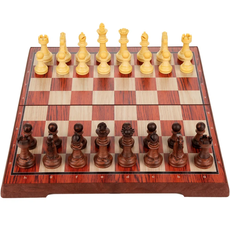 Magnetic Chess Portable Folding Chess Board Portable Mini Chessboard for Children Creative Decorations Tourism and Leisure Toys