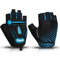 MOREOK Nylon Half finger Shock-proof MTB Bike Bicycling Riding Biking Glove Anti-slip Bicycle Cycle Cycling Gloves for Men Women