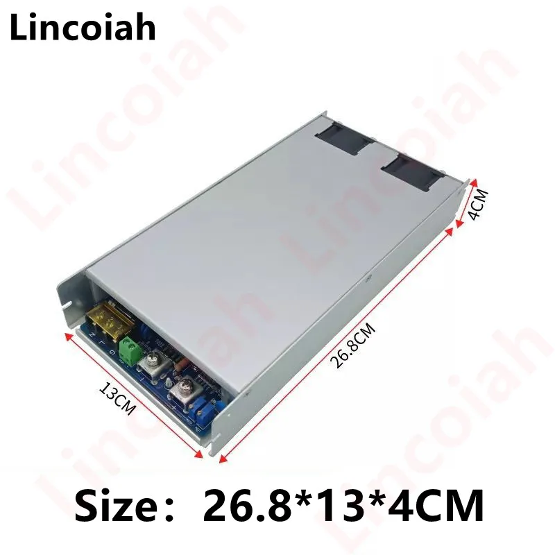 Imagem -06 - Tensão Ajustável 024v 30v 36v 45v 48v 60v 72v 110v 150v Pfc Fonte de Alimentação de Comutação para Led 1000w 1200w 110v 220v ac dc Smps