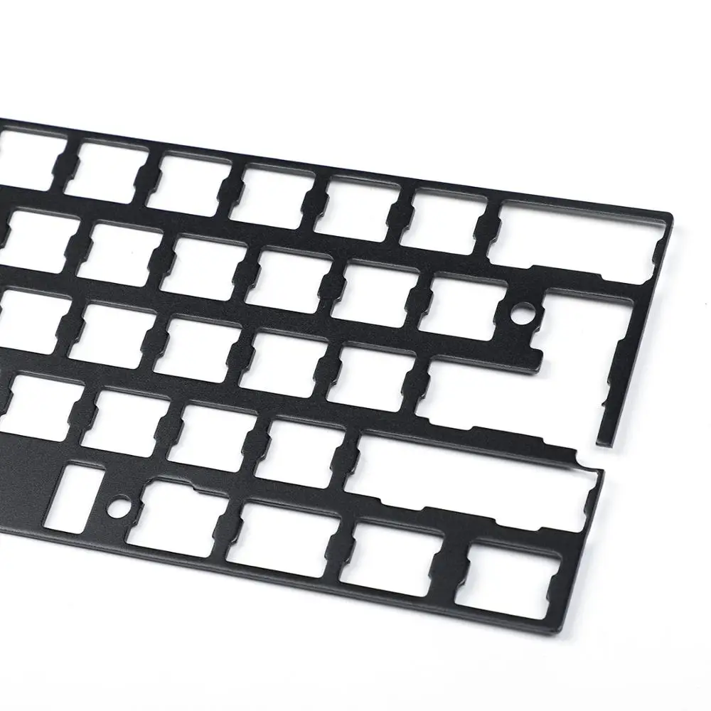 Uniwersalna anodowana aluminiowa płyta pozycjonująca obsługa płyty ISO ANSI dla GH60 PCB 60% klawiatura DIY — zdjęcie produktu 3