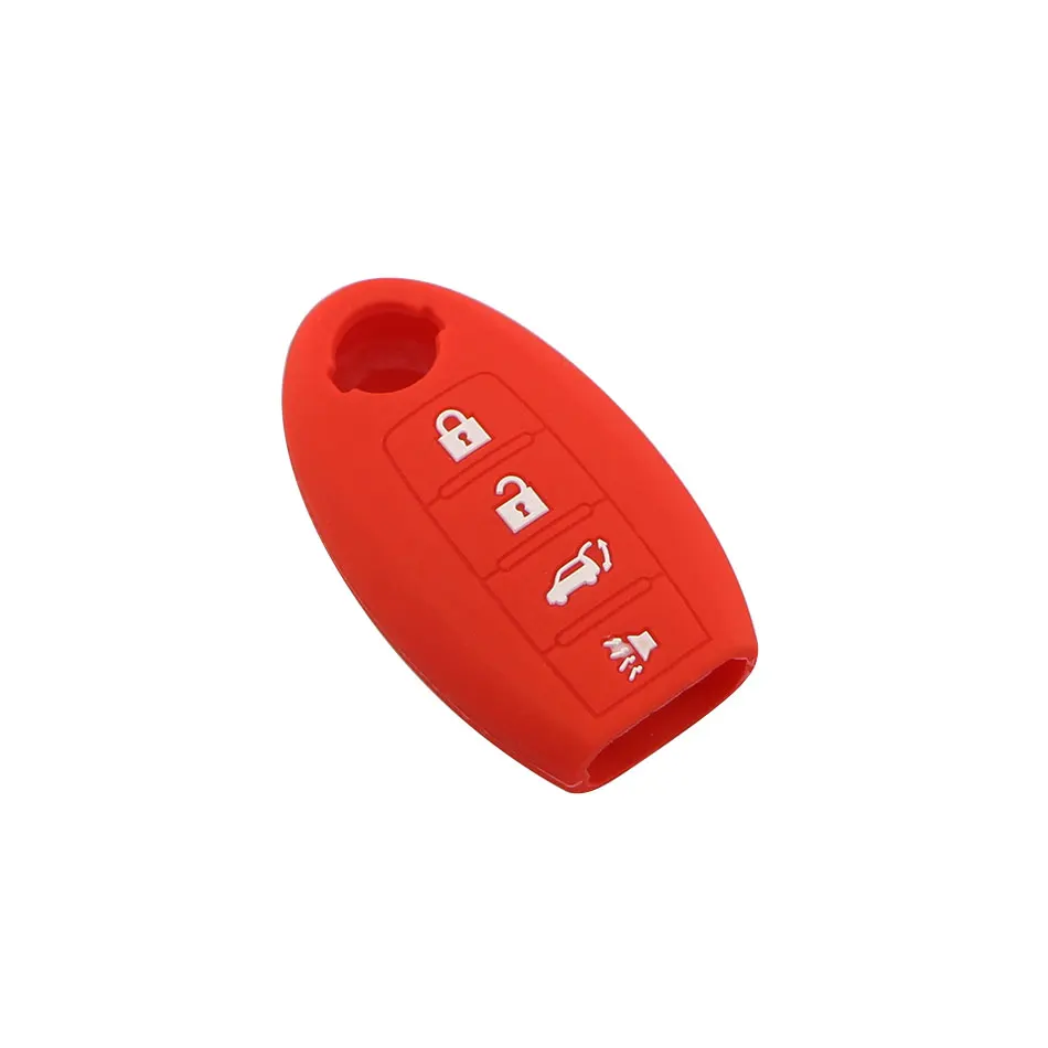 Silicone Car Key Fob Protective Cover Case for  Nissan X-Trail Qashqai Cube Juke Pathfinder TIIDA Murano Rouge Versa Smart Key