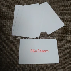 100sheets 0.32mm 86*54mm Blank Sublimation Metal Plate Aluminium sheet Name Card Printing Sublimation Ink Transfer DIY Craft