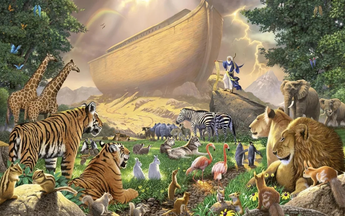 7x5FT Personalized 7 Style Noah Noah's Ark Flood Escape Earth Land Custom Photo Studio Backdrop Background Vinyl 220cm X 150cm