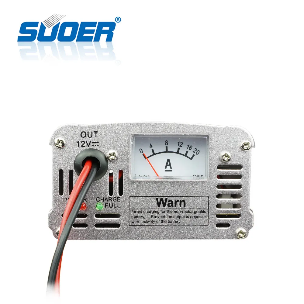 Suoer【 Battery charger 】Charger 10A 12V Universal Battery Charger  (MA-1210AS)