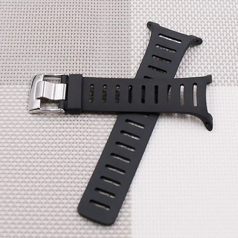 Soft Rubber Watch Band Metal Buckle Wrist Strap with Screwdrivers for suunto T1 T1C T3 T3C T3D T4C T4D T Series Smart Watch D5QC