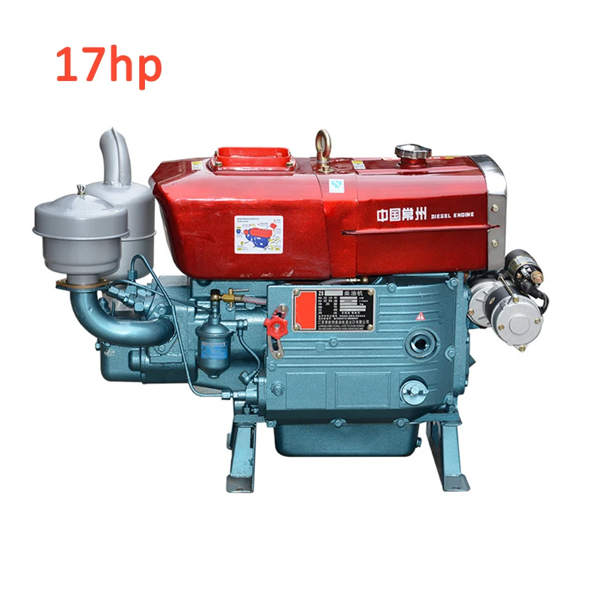 

Agricultural Single-Cylinder Water-Cooled Diesel Engine ZS1105 Boat Power Electric Diesel Engine 2200R/M 13.3KW 17-horsepower