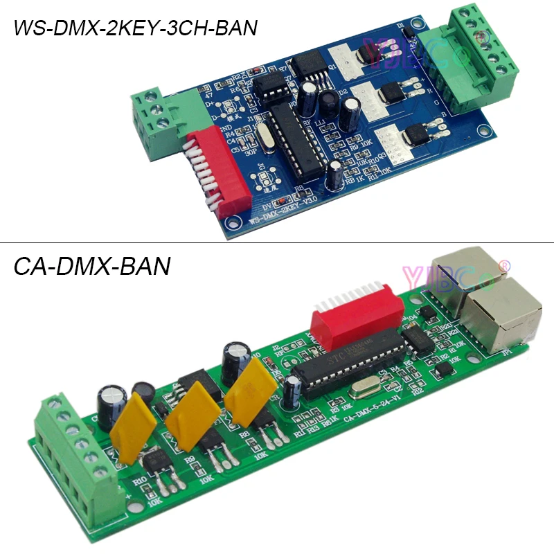 

DC 5V-24V 12V Common Anode 3 channel DMX512 Decoder Max 3CH*5A RGB LED Controller DMX Dimmer For LED Strip,Light,Lamp,Module