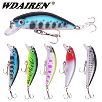 1Pcs Minnow Fishing Lures 5.5cm 6g Mini Laser Hard Bait Swim Lead Block Sinking Wobbler Crankbait Carp Bass Peche Pesca Tackle