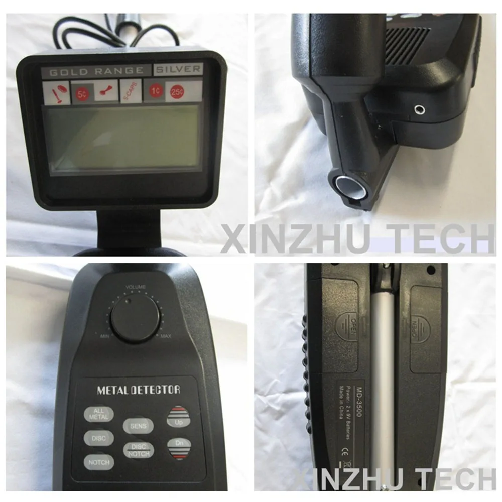 TIANXUN MD3500 Metal Detector New Underground Gold Detector MD-3500 Professional Depth Sensitive Metal Detector With LCD Display