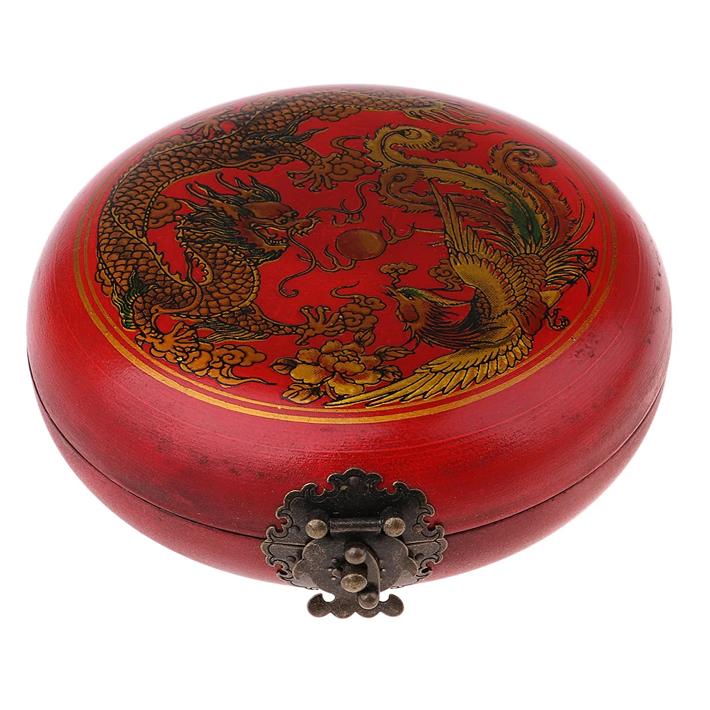 5 Inch Feng Shui Lo Luo Pan Tool Lucky Ancient Chinese Compass with Wood Box