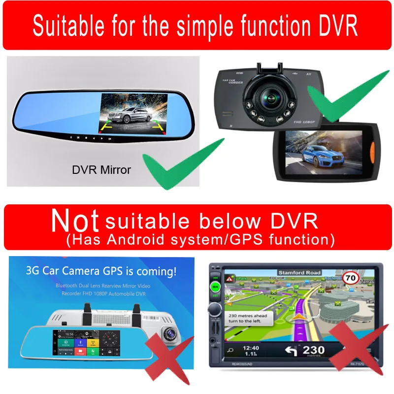 5 Pin Car DVR Camera Cable 2.5mm Jack Port 4pin Video Extension Line for Vehicle Rear View Camera