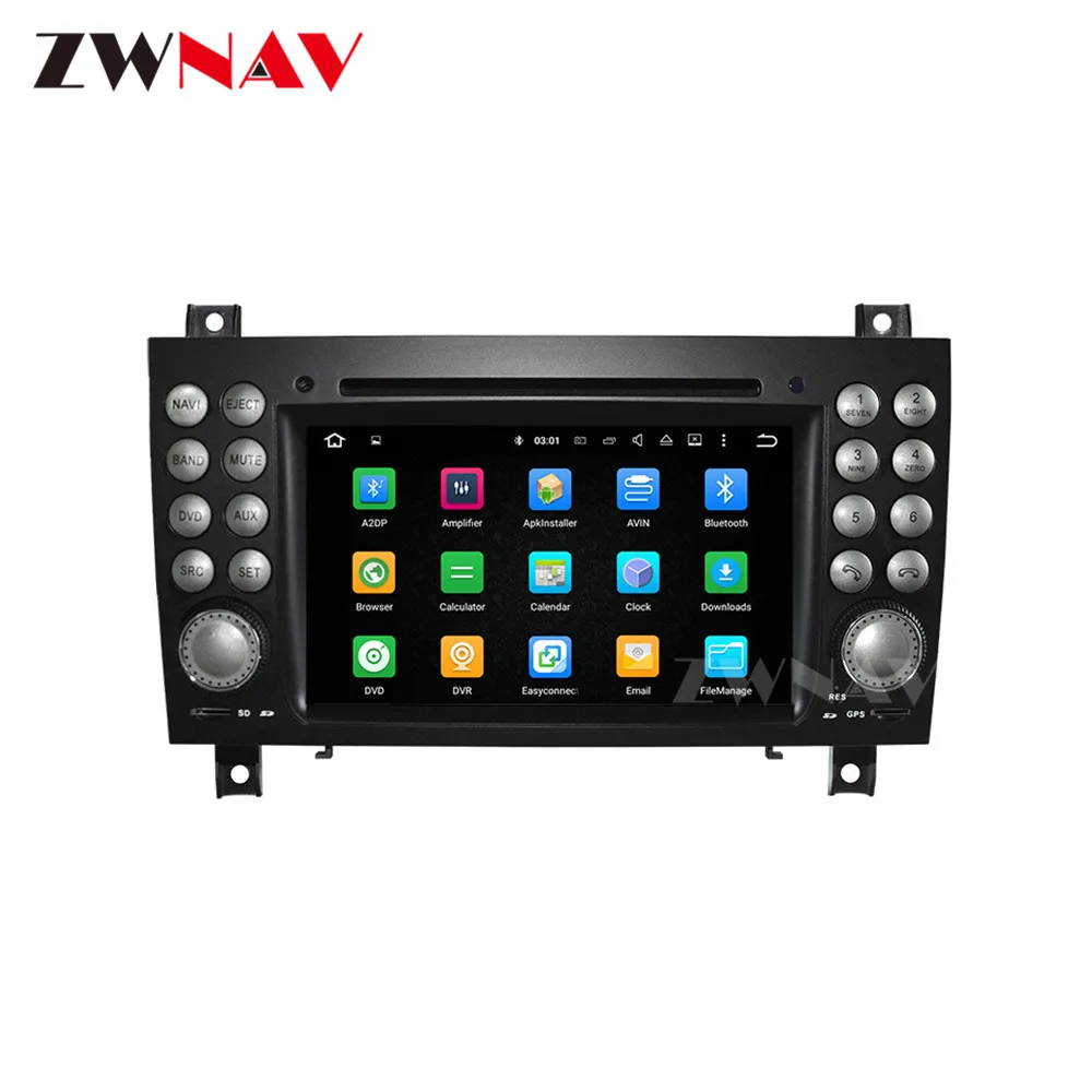 Carplay Android Radio Receiver For MERCEDES-BENZ SLK Class R171 SLK200 SLK230 2004-2011 Audio Stereo GPS Video Player Head Unit