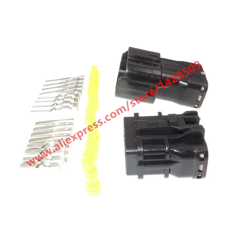 KET 1 Set Kit 8 Pin MG640341 MG610339 Female Male Waterproof Electrical Wire Connector Plug Auto Connectors