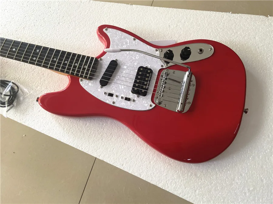 Customized version of classic red jazz guitar vibrato bridge electric guitar can be customized free shipping