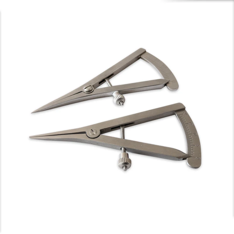 1pcs Castroviejo Bone Calipers Straight Tip Dental Surgical Implant Ophthalmic Orthopedic Stainless Steel