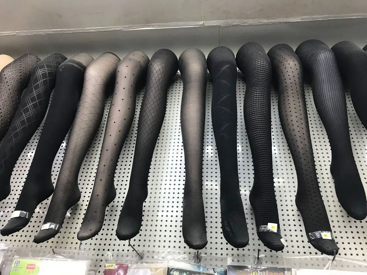 10Pcs Tights Hot Sexy Women Print Tights Design Black Hollow Out Hosiery Fishnet Special Fashion Pantyhose Stockings Hose