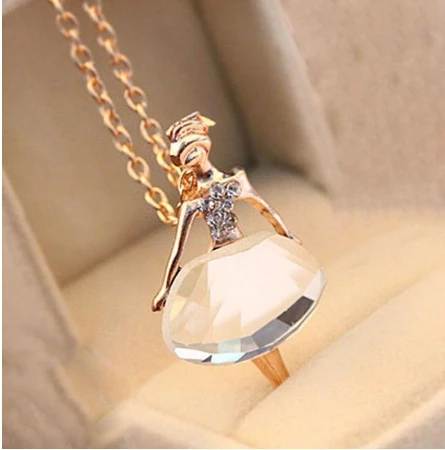 Fashion Temperament Love Ballet Girl Brooch Crystal Brooch Collar Collar Pin Scarf Suit Suit Wild Banquet Brooch Gift Unisex