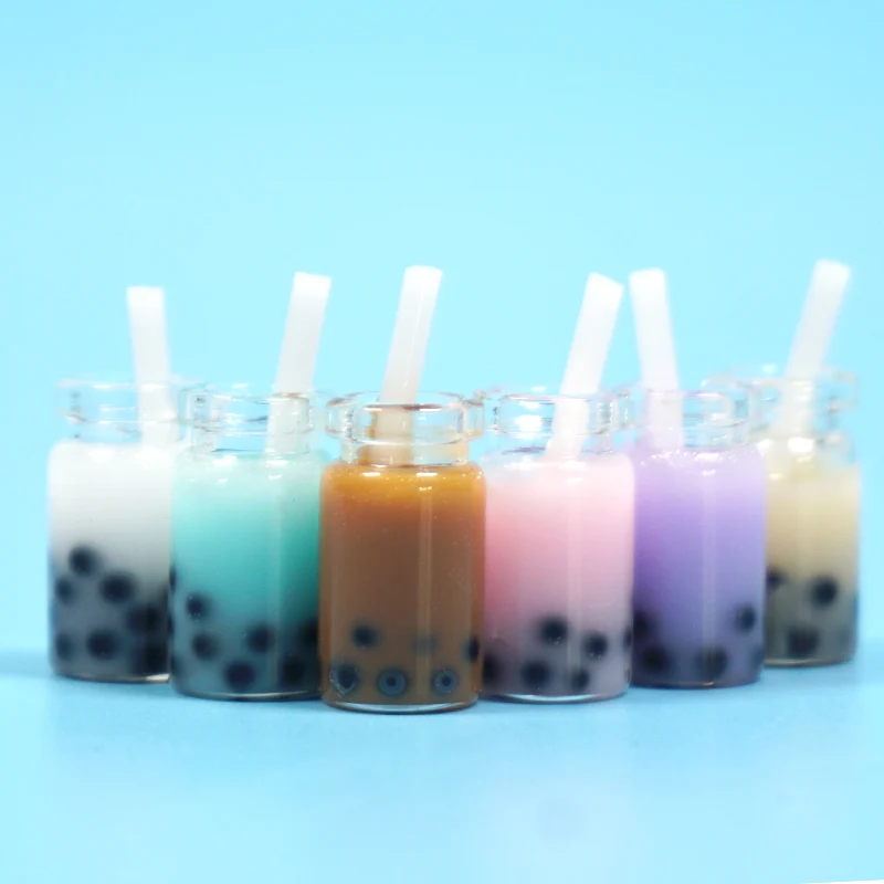 Boxi Boba Slime Additieven Kit Charm Resin Bubble Thee Leuke Antistres Diy Accessoires Decor Filler Voor Pluizige Wolk Slijm In voorraad