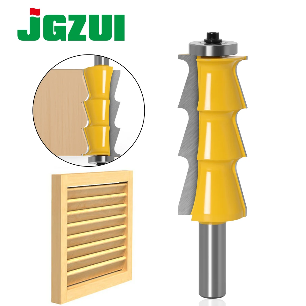 1pc Louver Shutter Style Router Bit - 1/2\