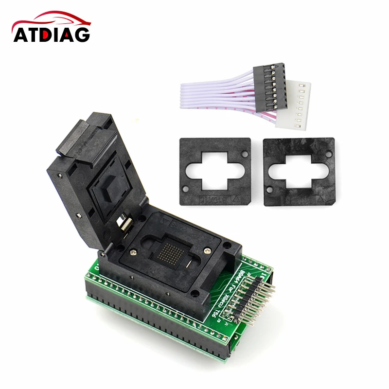 

Адаптер BGA64 для программатора XGecu T56 XG-ADP-BGA64A-1.0 Адаптируется к S29GL512 S29GL256 S29GL128 S29GL064 S29GL032