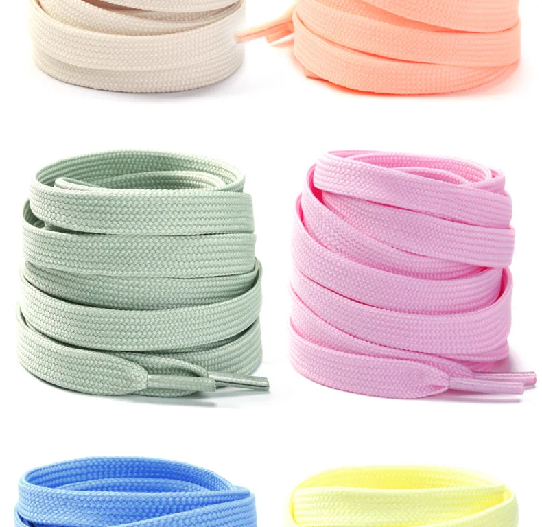 1 Paar Sneaker-Schnürsenkel, Schuhzubehör, Schnürsenkel für Schuhe, Unisex, flache Schnürsenkel, klassische Schnürsenkel, einfarbige Schuhbänder. – Detail 20