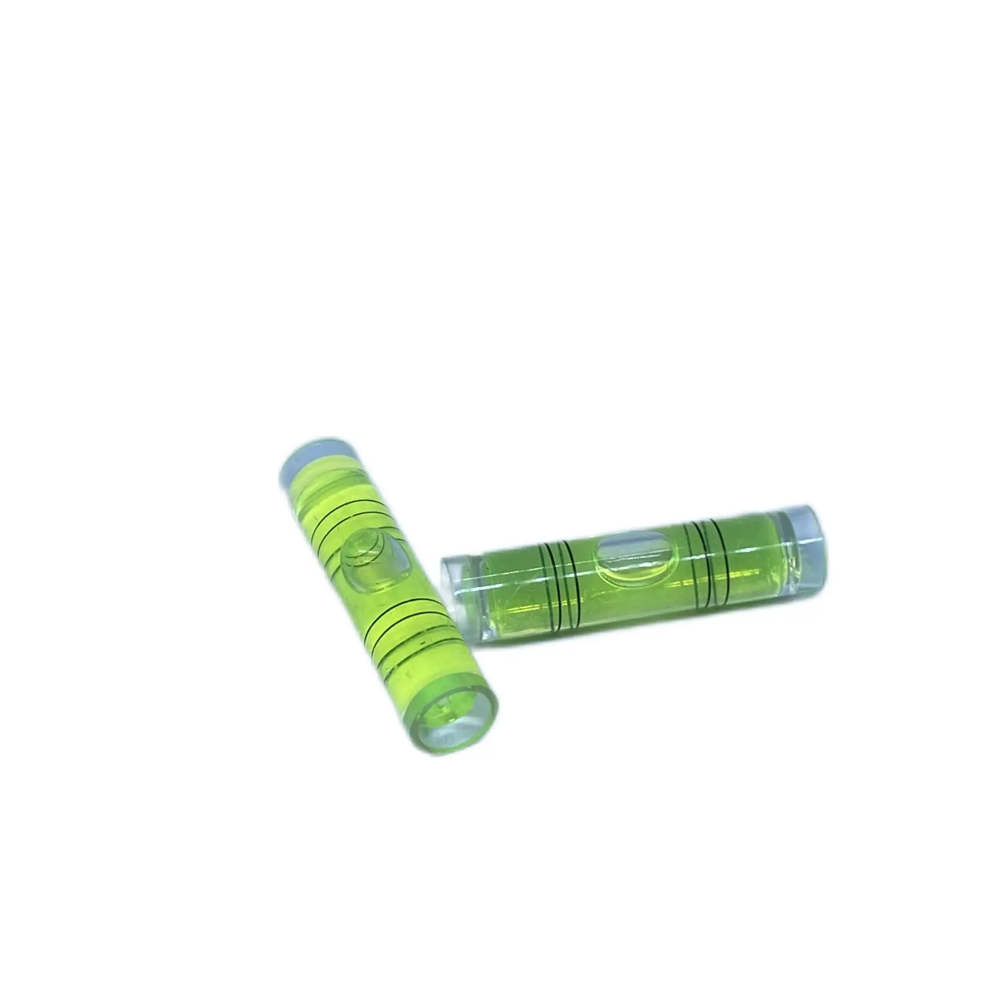 10pcs Transparent Bubble Spirit Level for Camera Tripod Measuring Tool 40x9.5mm Double Line Bar Level Instrument