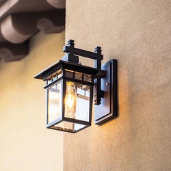 Ściana zewnętrzna lampa lampa zewnętrzna wodoodporna lampa ogrodowa balkon kinkiet schody przejście drzwi wejściowe zewnętrzna kinkiet