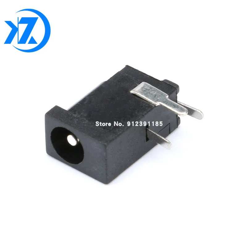 10 pièces offres spéciales haute qualité DC-002 0.3A 50V noir DC prise d'alimentation connecteur DC002 3.5*1.1mm 1.1 prise