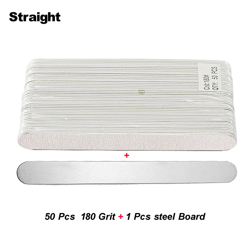 50Pcs/Lot Replaceable Nail File Strong Sandpaper Pedicure Limes Professional Removalble Pads With Metal Board For Manicure Tools - Image 10