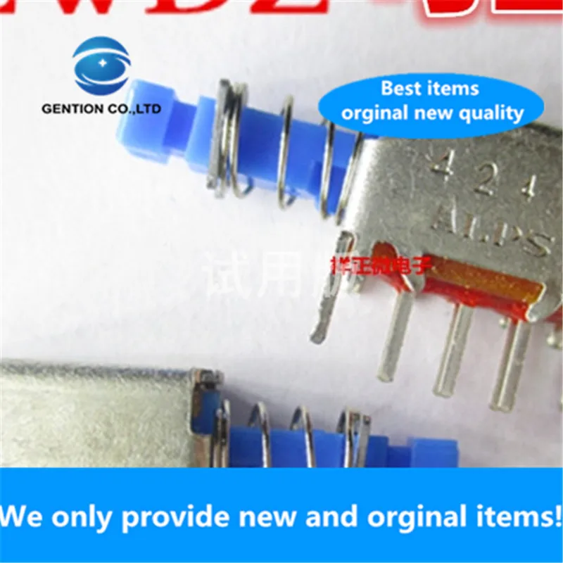 

10pcs 100% orginal new real stock SPPJ322300 push self-locking switch vertical 6-pin reset switch without lock