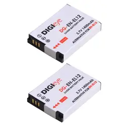 1400mAh EN-EL12 ENEL12 EN EL12 Battery for Nikon Coolpix A1000 B600 W300 A900 AW100 AW110 S6300 S8100 S8200 S9300 S9400 P310